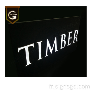 Frontlit LED Light Up Letters pour décoration murale